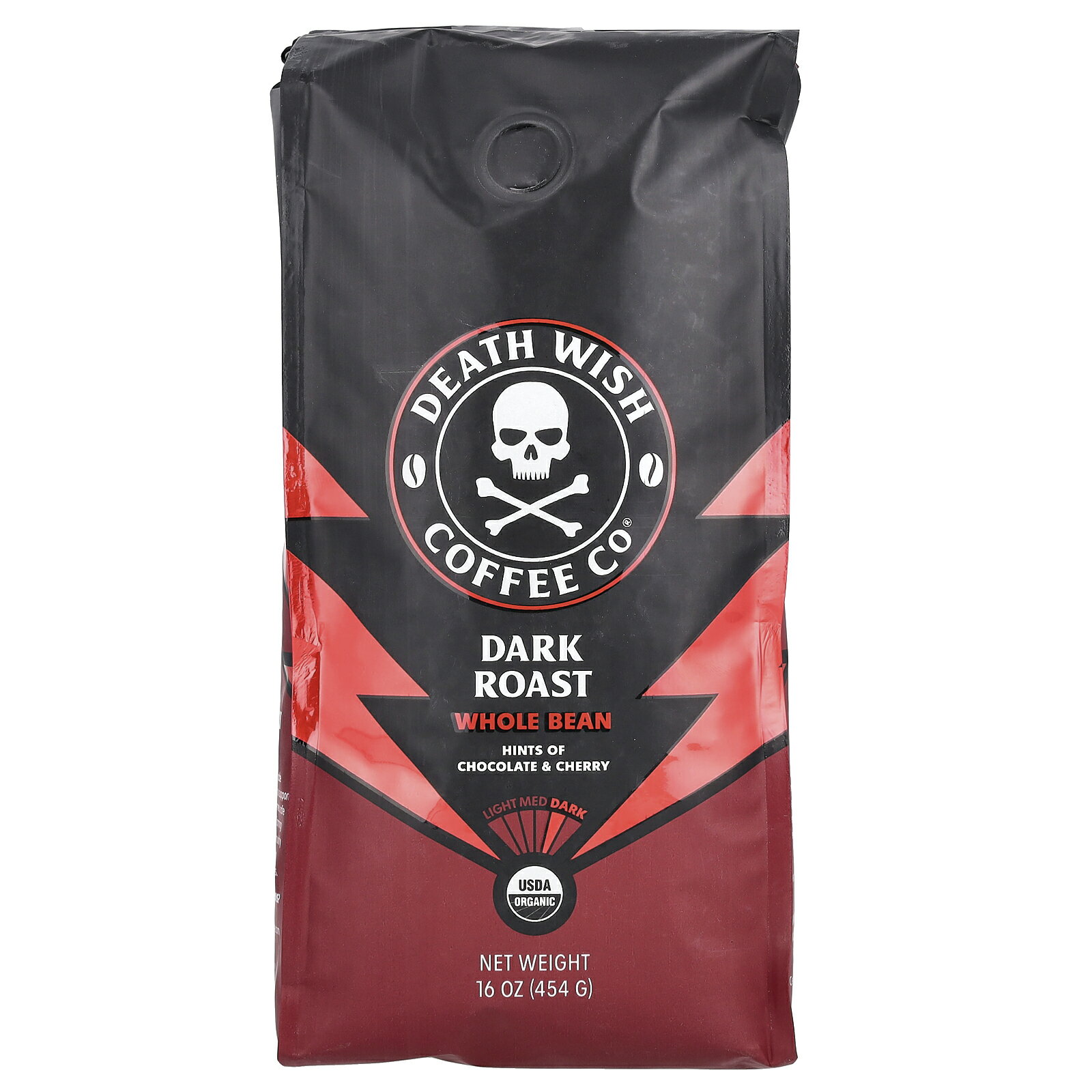 楽天iHerbDeath Wish Coffee コーヒー豆 オーガニック 【 iHerb アイハーブ 公式 】 デスウィッシュコーヒー有機 コーヒー ホールビーン ダークロースト 454g