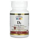 21st Century ビタミンD3 【 iHerb アイハーブ 公式 】 21st センチュリー ビタミン D3 ビタミン類 ビタミンD カルシウム サプリ...