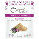 Organic Traditions マカ 女性向け オーガニック 【 iHerb アイハーブ 公式 】 オーガニックトラディションズ 有機 マカ根 黒 赤紫 ...