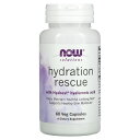 NOW Foods ハイドレーション レスキュー 【 iHerb アイハーブ 公式 】 ナウフーズ ソリューションズ ヒアルロン酸 ヒアベスト コラーゲン サプ...