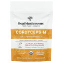 Real Mushrooms 冬虫夏草-M パウダー オーガニック 【 iHerb アイハーブ 公式 】 リアルマッシュルーム 有機 冬虫夏草 サナギダケ エキ...