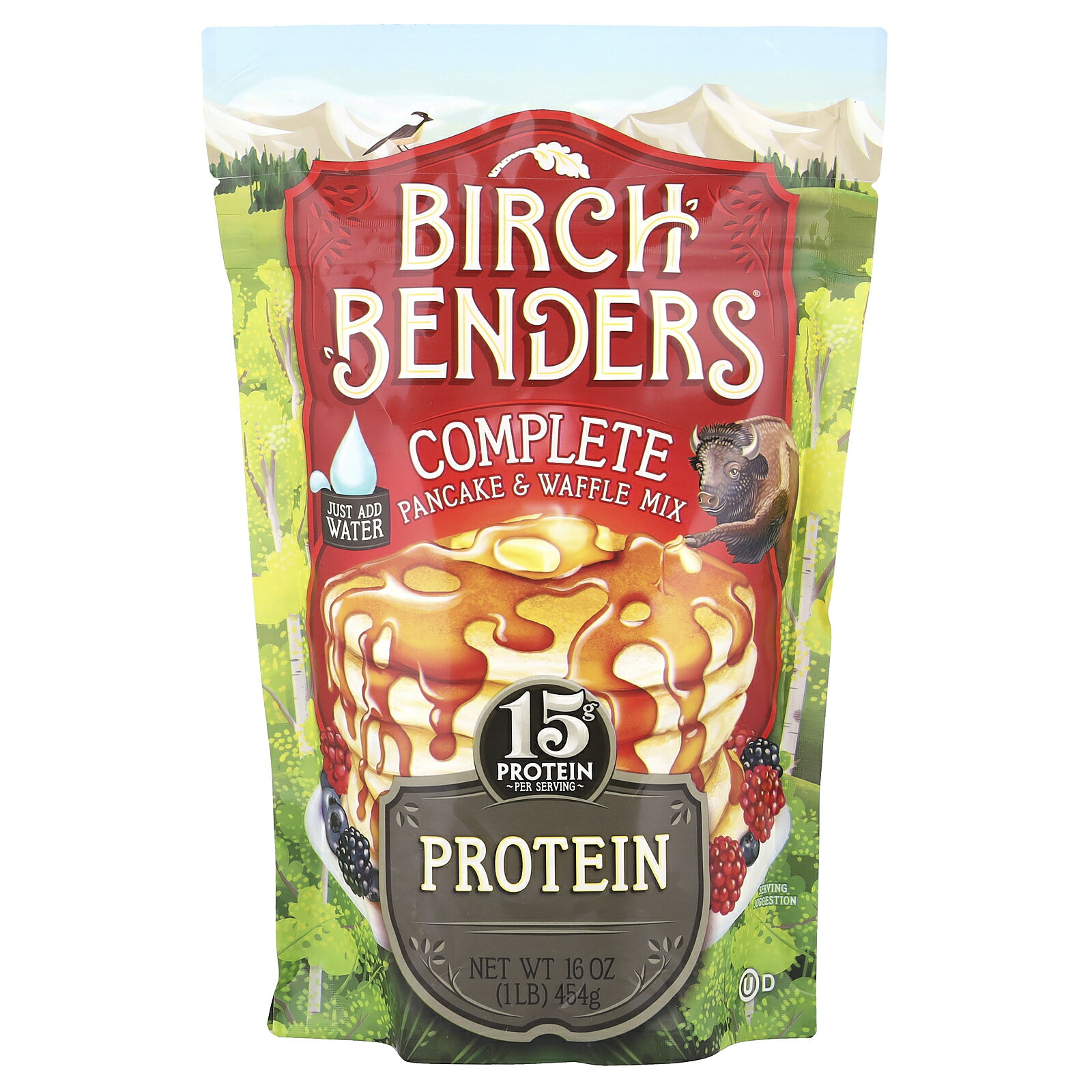 【P15倍★5/9 20:00~5/16 01:59】Birch Benders パンケーキミックス 【 iHerb アイハーブ 公式 】 バーチベンダーズ パンケーキ ワッフル ミックス パンケーキ粉 ホエイ タンパク質 たんぱく質 プロテイン 454g