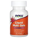 NOW Foods リキッド マルチジェル 【 iHerb アイハーブ 公式 】 ナウフーズ マルチビタミン ビタミン A B C D E 葉酸 ミネラル カル...