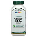21st Century イチョウエキス 【 iHerb アイハーブ 公式 】 21st センチュリー イチョウ いちょう 銀杏 イチョウ葉 標準化 エキス サ...