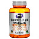 【POINT10倍★4/14 20:00~4/17 09:59】NOW Foods BCAA 【 iHerb アイハーブ 公式 】 ナウフーズ ナウスポーツ 分岐鎖アミノ酸 アミノ酸 ロイシン イソロイシン バリン サプリメント サプリ 植物性カプセル ベジカプセル 120粒