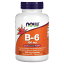 【POINT20倍★11/1 0:00〜23:59限定】NOW Foods B-6 【 iHerb アイハーブ 公式 】 ナウフーズ ビタミンB..