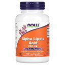 【マラソン期間限定MAX P20倍】NOW Foods アルファリポ酸 【 iHerb アイハーブ 公式 】 ナウフーズ α-リポ酸 ALA サプリメント サプリ 植物性カプセル ベジカプセル 250mg 120粒