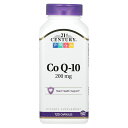 21st Century コエンザイムQ10 【 iHerb アイハーブ 公式 】 21st センチュリー CoQ10 Co Q-10 サプリメント サプリ カプセル 200mg 120粒