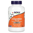 【POINT20倍★6/4 20:00〜6/11 1:59】NOW Foods L-カルニチン 【 iHerb アイハーブ 公式 】 ナウフーズ カルニチン カ...