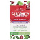 21st Century クランベリー プラス プロバイオティクス 【 iHerb アイハーブ 公式 】 21st センチュリー 乳酸菌 ビフィズス菌 アシドフ...