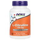 NOW Foods L-シトルリン 【 iHerb アイハーブ 公式 】 ナウフーズ アミノ酸 サプリメント サプリ シトルリン カルシウム 健康食品 栄養補助...