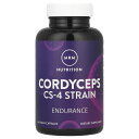 MRM Nutrition 冬虫夏草 CS-4 【 iHerb アイハーブ 公式 】 エムアールエム ニュートリション トウチュウカソウ フユムシナツクサタケ キノコ サプリメント サプリ ヴィーガンカプセル 60粒