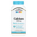 21st Century カルシウム プラス D3 【 iHerb アイハーブ 公式 】 21st センチュリー ミネラル ミネラルサプリ ビタミンD3 ビタミ...