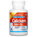 21st Century カルシウム 500+D3 【 iHerb アイハーブ 公式 】 21st センチュリー ミネラル ビタミン D3 ビタミンD サプリメ...