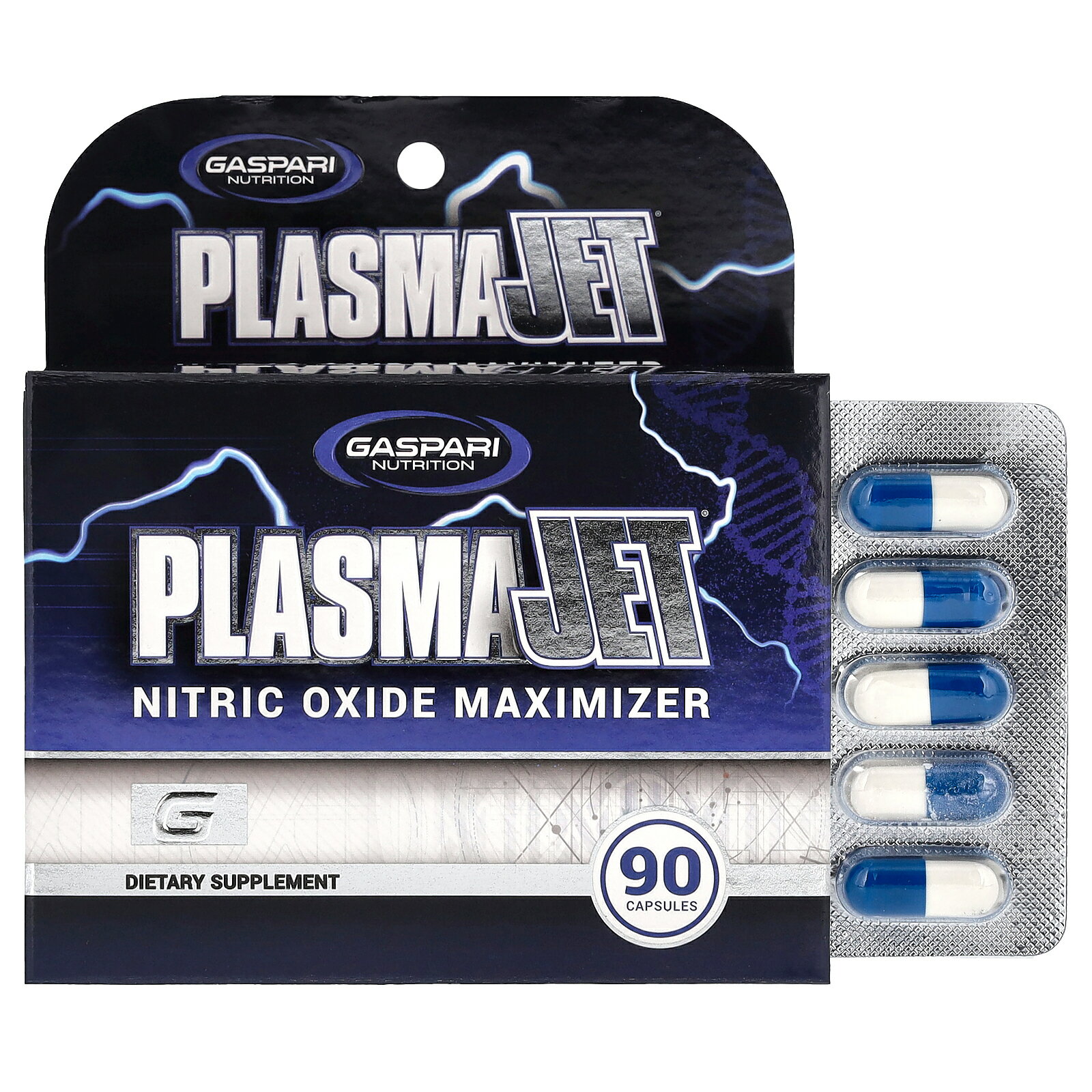 Gaspari Nutrition プラズマジェット  ギャスパリ ニュートリション プレワークアウト アミノ酸 カフェイン PlasmaJet NO 一酸化窒素 サプリメント サプリ タブレット 90粒