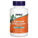 NOW Foods カルシウム Dグルカ酸 【 iHerb アイハーブ 公式 】 ナウフーズ カルシウム D グルカル酸 ミネラル サプリメント サプリ 植物性...