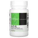 DaVinci A D K 【 iHerb アイハーブ 公式 】 ダヴィンチ ラボラトリーズ ビタミンA ビタミンD3 ビタミンK2 ビタミン A D D3 K K2 ビタミンサプリ ヴァーモント Laboratories Vermont サプリ カプセル 60粒