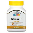 21st Century ストレスB 亜鉛 配合 【 iHerb アイハーブ 公式 】 21st センチュリー ビタミン B C E 葉酸 ビオチン ビタミン類...