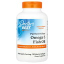 【POINT20倍★5/30 0:00〜6/1 23:59】Doctor's Best オメガ3 フィッシュオイル 【 iHerb アイハーブ 公式 】 ドクタ...