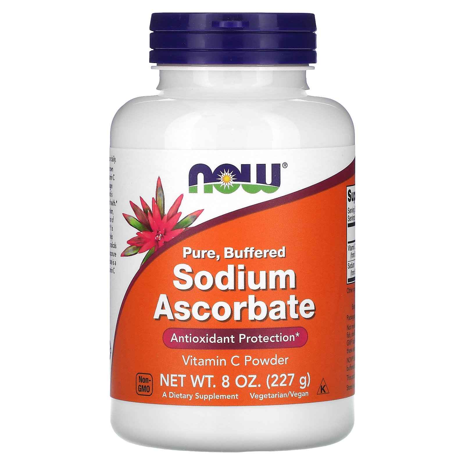 【POINT20倍★6/20 0:00〜6/27 9:59】NOW Foods アスコルビン酸ナトリウム 【 iHerb アイハーブ 公式 】 ナウフーズ 100% ピュア ビタミンC パウダー 緩衝型ビタミンC サプリメント アスコルビン酸 ビタミン ビタミン類 ビタミンサプリ 植物性 粉末 227g