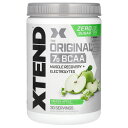 製品仕様 商品名 Xtend BCAA 【 iHerb アイハーブ 公式 】 エクステンド スポーツドリンク オリジナル アミノ酸 分岐鎖アミノ酸 7G 電解質 サプリメント サプリ パウダー 粉末 スマッシュ アップル 420g 商品説明 - 名称 アミノ酸含有食品 原材料 ビタミンB6、ナトリウム、カリウム、L-ロイシン、L-グルタミン、L-イソロイシン、L-バリン、電解質ブレンド（クエン酸ナトリウム、塩化カリウム、塩化ナトリウム）、シトルリンリンゴ酸、クエン酸、天然香料、合成香料、二酸化ケイ素、スクラロース、アセスルファムカリウム、リンゴ酸、食用黄色5号、食用青色1号 内容量 420g 賞味期限 パッケージに記載 保存方法 高温多湿を避けて保存してください。 商品区分 健康食品（海外製） 生産国 アメリカ 製造者 Nutrabolt3891 South Traditions Drive, Bryan, 77807 USA 輸入者 本商品は個人輸入商品のため、購入者の方が輸入者となります。 広告文責 iHerb19516163600