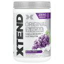 【5/5限定★POINT最大20倍】Xtend BCAA 【 iHerb アイハーブ 公式 】 エクステンド スポーツドリンク オリジナル アミノ酸 分岐鎖アミノ酸 7G 電解質 サプリメント サプリ パウダー 粉末 グレイシャル グレープ 405g