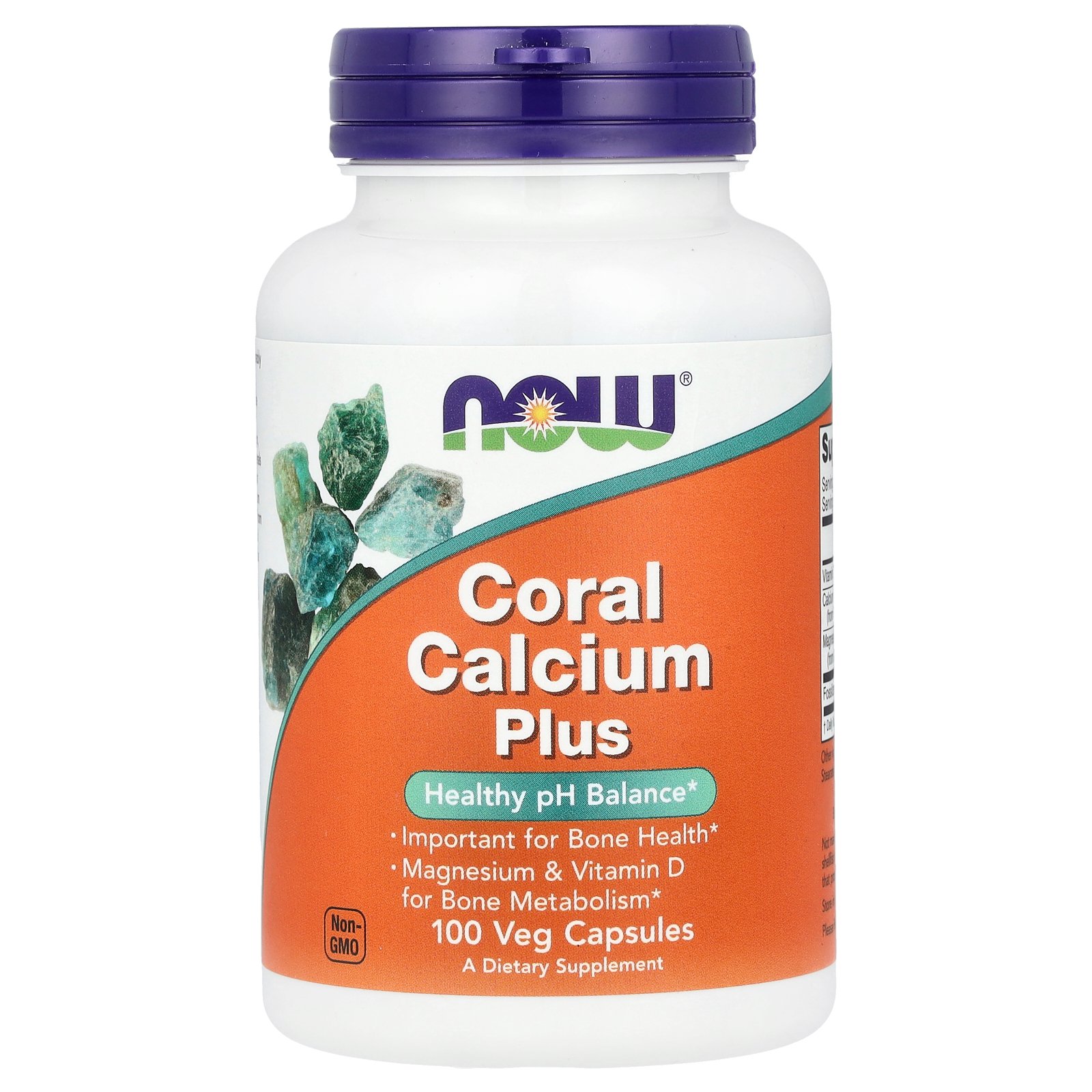 NOW Foods サンゴカルシウム プラス  ナウフーズ コーラル 珊瑚 サンゴ カルシウム サプリメント サプリ ミネラル 植物性カプセル ベジカプセル 100粒