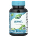 Nature's Way イチョウ 【 iHerb アイハーブ 公式 】 ネイチャーズウェイ プレミアムエキス ギンコ いちょう イチョウ葉 エキス 銀杏葉 ギ...