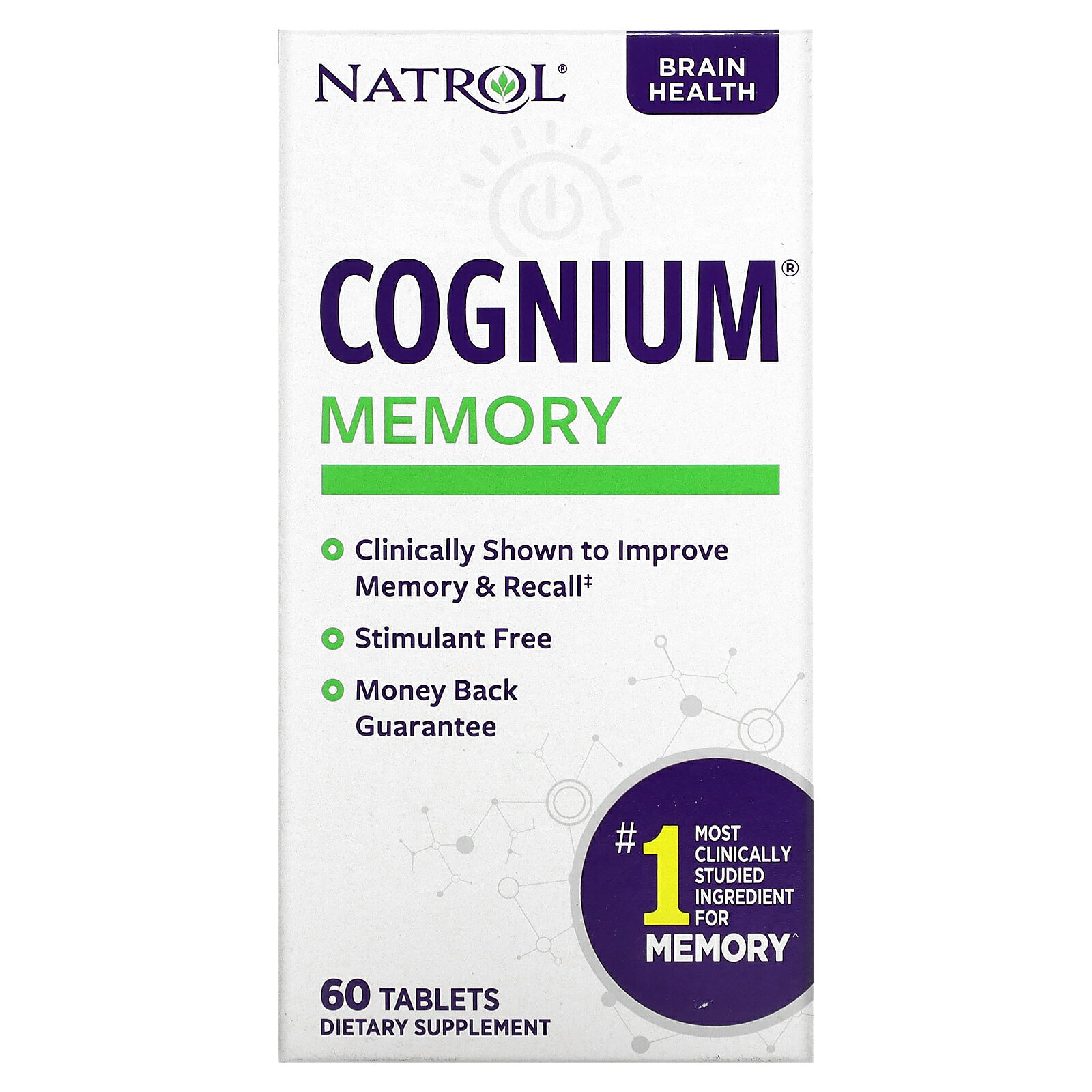 Natrol コグニウム 【 iHerb アイハーブ 公式 】 ナトロール Cognium 加水分解 シルクプロテイン 絹プロテイン サプリメント サプリ タ..