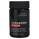 Sports Research クランベリー 【 iHerb アイハーブ 公式 】 スポーツリサーチ クランベリー果実 ビタミンC ビタミンE サプリメント サ...