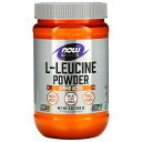 NOW Foods L-ロイシン パウダー 【 iHerb アイハーブ 公式 】 ナウフーズ ナウスポーツ ロイシン アミノ酸 サプリメント サプリ 粉末 25...