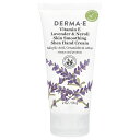 【POINT20倍★7/15 0:00~23:59限定】DERMA E シア ハンド & キューティクル クリーム 【 iHerb アイハーブ 公式 】 ダーマE ハンドクリーム 保湿クリーム スキンクリーム ビタミンE ラベンダー & ネロリ 56g