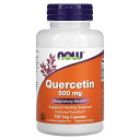 NOW Foods ケルセチン 【 iHerb アイハーブ 公式 】 ナウフーズ クェルセチン サプリメント サプリ ベジカプセル 500mg 100粒