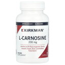Kirkman Labs L-カルノシン 【 iHerb アイハーブ 公式 】 カークマンラブズ カルノシン アミノ酸 サプリメント サプリメント サプリ カプセル 200mg 90粒