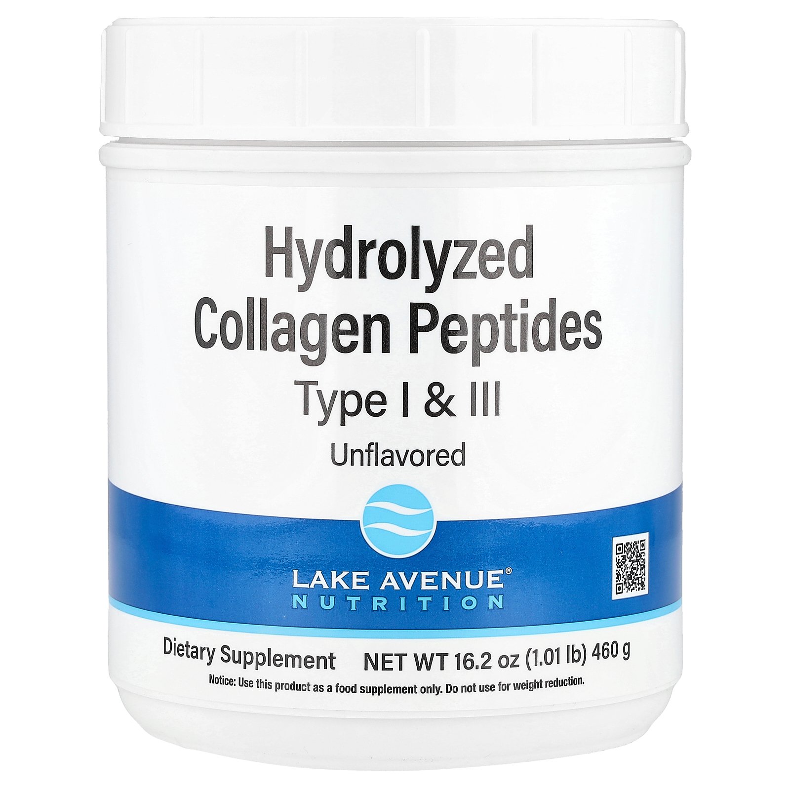 【POINT10倍★4/24 20:00~4/27 09:59】Lake Avenue Nutrition 加水分解 コラーゲンペプチド I型 & III型 【 iHerb アイハーブ 公式 】 レイクアベニューニュートリション コラーゲン 1型 3型 パウダー サプリメント サプリ 牛由来 粉末 無香料 460gのサムネイル