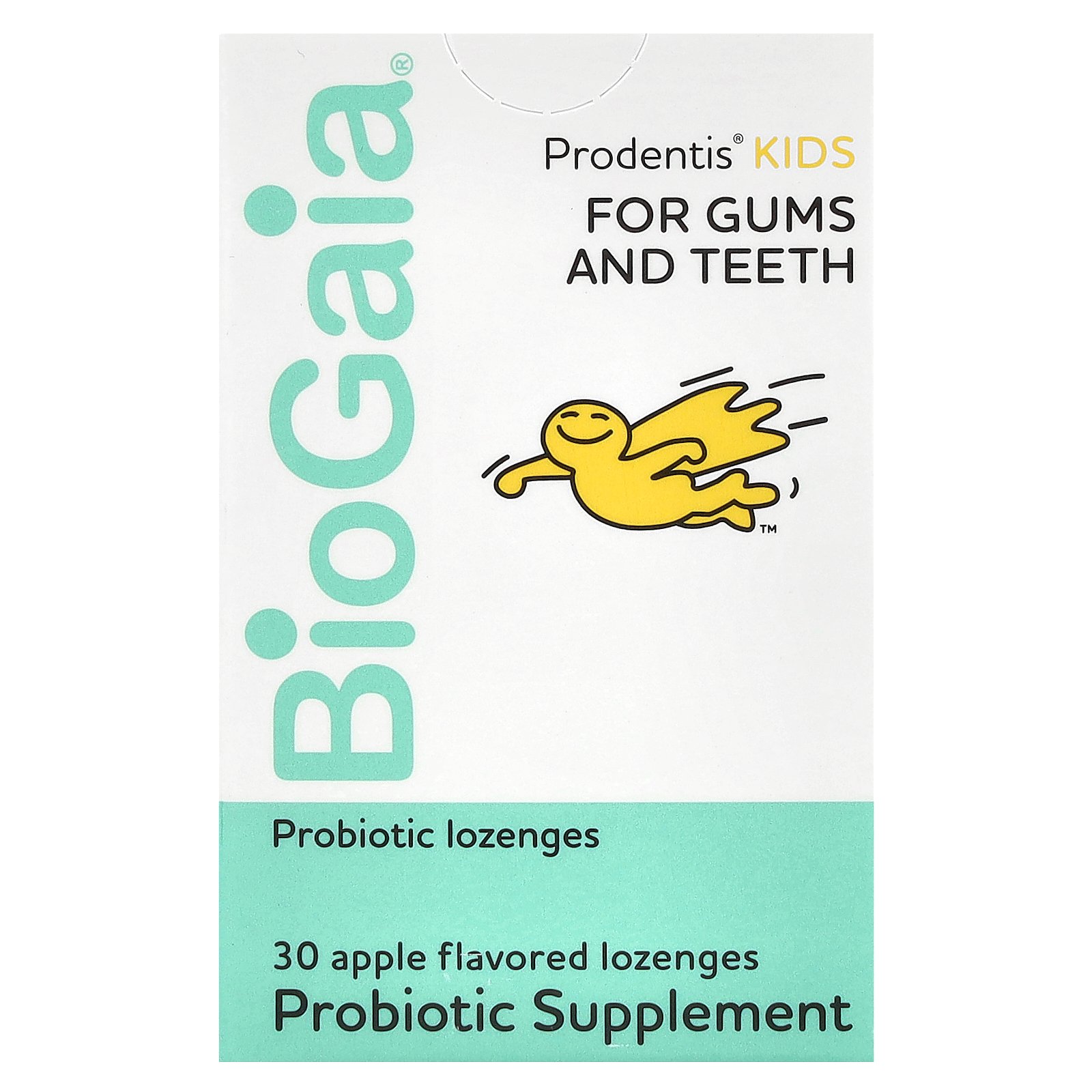 製品仕様 商品名 BioGaia プロデンティス キッズ 【 iHerb アイハーブ 公式 】 バイオガイア Prodentis 子ども用 プロバイオティクス 乳酸菌 ロイテリ菌 サプリメント サプリ ロゼンジ トローチ リンゴ味 30粒 商品説明 - 名称 乳酸菌含有食品 原材料 ラクトバチルスロイテリ ATCC PTA 5289、ラクトバチルスロイテリ DSM 17938、イソマルト、キシリトール、パーム油、リンゴ香料、クエン酸 内容量 30粒 賞味期限 パッケージに記載 保存方法 乾燥した場所で、25ºC以下の室温で保存してください。 商品区分 健康食品（海外製） 生産国 アメリカ 製造者 Nutraceutics Corporation dba BioGai USA, LLC2900 Brannon Avenue, Saint Louis, 63139 USA 輸入者 本商品は個人輸入商品のため、購入者の方が輸入者となります。 広告文責 iHerb19516163600