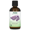 【POINT20倍★8/15 0:00〜8/18 23:59】NOW Foods ラベンダー エッセンシャルオイル オーガニック 【 iHerb アイハーブ 公...