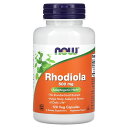 NOW Foods ロディオラ 【 iHerb アイハーブ 公式 】 ナウフーズ イワベンケイ サプリメント サプリ 植物性エキス 植物由来 ハーブ 植物性カプ...