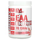 製品仕様 商品名 EVLution Nutrition EAA エネルギー 【 iHerb アイハーブ 公式 】 エボリューションニュートリション アミノ酸 必須アミノ酸 BCAA 分岐鎖アミノ酸 サプリ パウダー 粉末 ウォーターメロンスプラッシュ味 315g 商品説明 - 名称 アミノ酸含有食品 原材料 ビタミンC、ビタミンB6、2：1：1 BCAAマトリックス（L-ロイシン、L-イソロイシン、L-バリン）、L-リジン塩酸、L-トレオニン、ベータアラニン、L-フェニルアラニン、天然無水カフェイン（コーヒー豆由来）、L-ヒスチジン塩酸塩一水和物、L-メチオニン、L-トリプトファン、リンゴ酸、天然香料、合成香料、シリカ、スクラロース、クエン酸、アセスルファムカリウム、食用赤40号本製品は米国製です。GMP（適正製造基準）登録施設で製造され、国産と海外産の原材料が含まれています。 内容量 315g 賞味期限 パッケージに記載 保存方法 高温多湿を避けて保存してください。 商品区分 健康食品（海外製） 生産国 アメリカ 製造者 Evlution Nutrition, Llc4661 Johnson Rd. #1, Coconut Creek, 33073 USA 輸入者 本商品は個人輸入商品のため、購入者の方が輸入者となります。 広告文責 iHerb19516163600