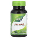 Nature's Way L-テアニン 【 iHerb アイハーブ 公式 】 ネイチャーズウェイ テアニン アミノ酸 サプリメント サプリ ベジカプセル 200...
