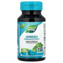 Nature's Way イチョウ 【 iHerb アイハーブ 公式 】 ネイチャーズウェイ プレミアムエキス ギンコ いちょう イチョウ葉 エキス 銀杏葉 ギ...