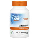 【POINT20倍★7/18 0:00~7/26 1:59】Doctor's Best ビタミンC 【 iHerb アイハーブ 公式 】 ドクターズベスト ビタミン C ビタミン類 ビタミンサプリ アスコルビン酸 クオリC Q-C サプリメント サプリ ベジカプセル 500mg 120粒