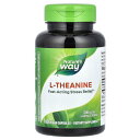 Nature's Way L-テアニン 【 iHerb アイハーブ 公式 】 ネイチャーズウェイ テアニン アミノ酸 サプリメント サプリ ベジカプセル 200...