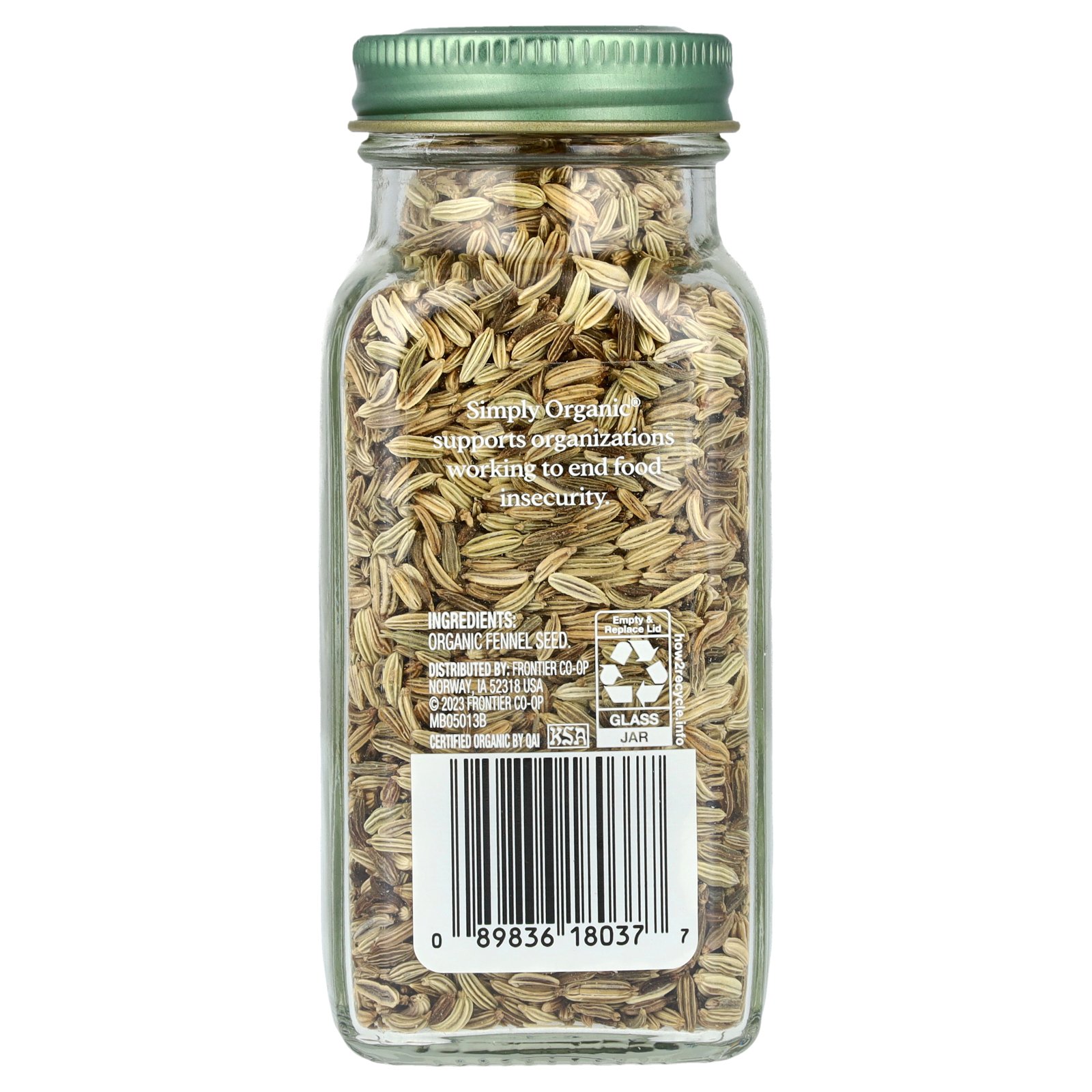 【15%OFFクーポン★8/4 20:00~8/11 01:59】Simply Organic フェンネル オーガニック 【 iHerb アイハーブ 公式 】 シンプルオーガニック シンプリーオーガニック 有機 乾燥 フェンネルシード ウイキョウ シード 種 トルコ産 スパイス 54g iherb-official-10010676 iHerb サンプル画像2
