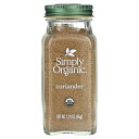 【POINT20倍★6/30 0:00~7/1 23:59】Simply Organic コリアンダー オーガニック 【 iHerb アイハーブ 公式 】 シンプルオーガニック シンプリーオーガニック 有機 乾燥 シード 種 グラウンド スパイス パウダー 粉末 65g