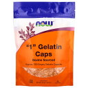 NOW Foods 空ゼラチンカプセル 「1」 【 iHerb アイハーブ 公式 】 ナウフーズ 空カプセル ゼラチンカプセル カプセル サプリメント サプリ ...