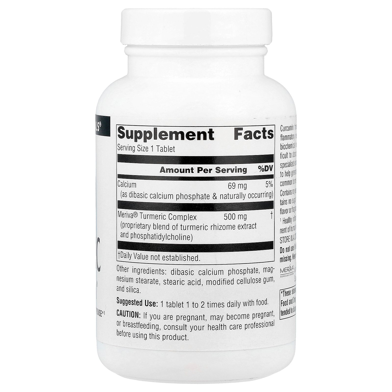 【15%OFFクーポン★8/24 20:00~8/27 09:59】Source Naturals ターメリック メリーバ 配合 【 iHerb アイハーブ 公式 】 ソースナチュラルズ ウコン サプリ サプリメント Meriva タブレット 500mg 120粒 iherb-official-10010329 iHerb サンプル画像2