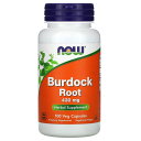 NOW Foods バードックルート 【 iHerb アイハーブ 公式 】 ナウフーズ バードック ごぼう ゴボウ 牛蒡 ルート 根 ハーブ サプリメント サプ...