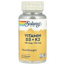 【POINT10倍★4/14 20:00~4/20 23:59】Solaray ビタミン D3 + K2 【 iHerb アイハーブ 公式 】 ソラレー ビタミ...