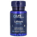 【POINT20倍★7/18 0:00~7/26 1:59】Life Extension リチウム 【 iHerb アイハーブ 公式 】 ライフエクステンション オロチン酸リチウム ミネラル サプリメント サプリ ベジカプセル 1,000mcg 100粒